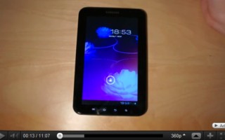 Samsung Galaxy Tab P1000–Ice Cream Sandwich