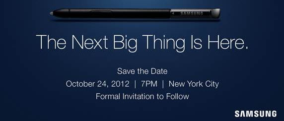 Samsung Galaxy Note 2 Event