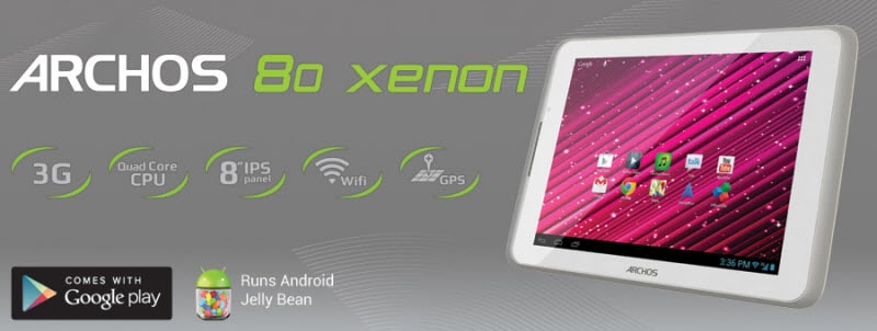 ARCHOS 80 Xenon Banner