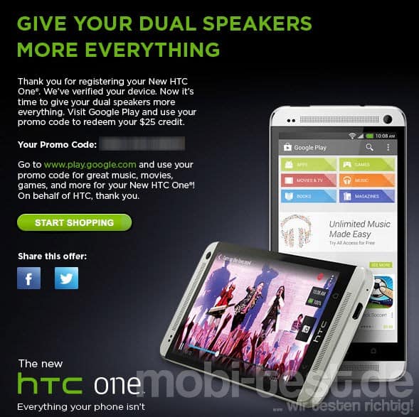 HTC One Promo 2