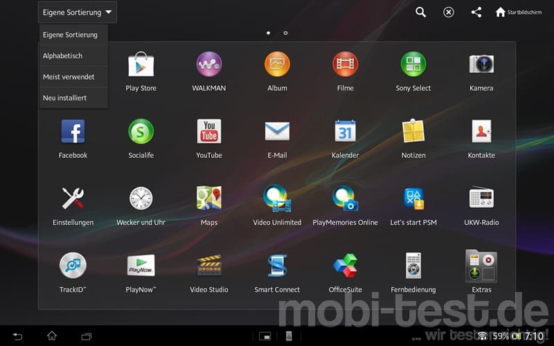 Sony Xperia Tablet Z Appdrawer (3)