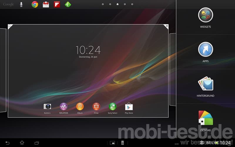 Sony Xperia Tablet Z Homescreen (4)