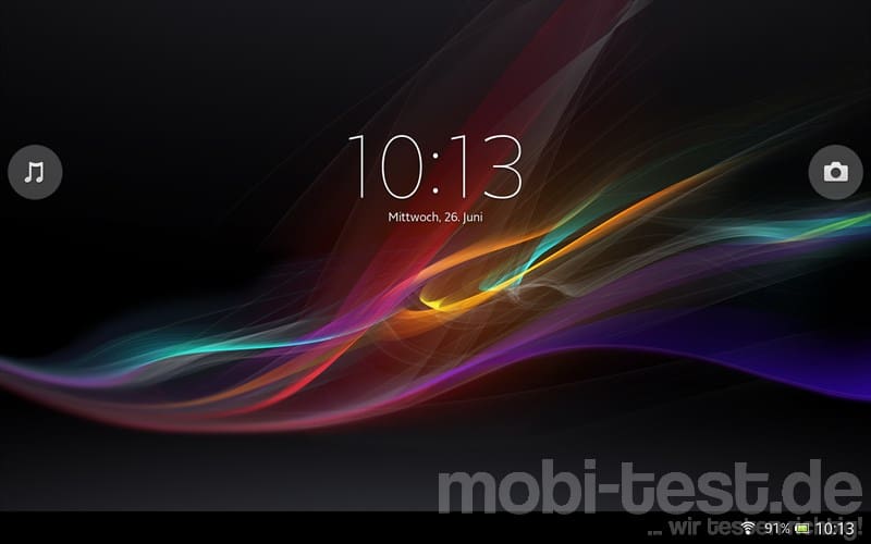 Sony Xperia Tablet Z Lockscreen