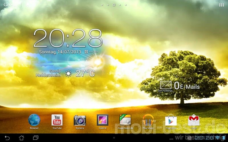 ASUS MeMo Pad Smart 10 ME301T Homescreen (3)