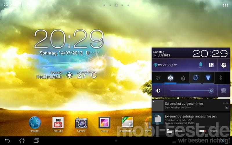 ASUS MeMo Pad Smart 10 ME301T Homescreen (4)