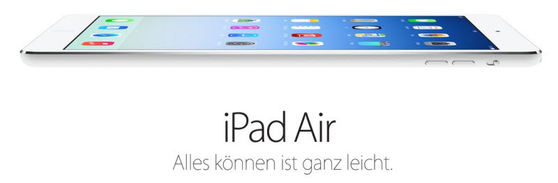 iPad Air Banner