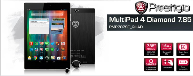 Prestigio MultiPad Diamond 7.85 Banner