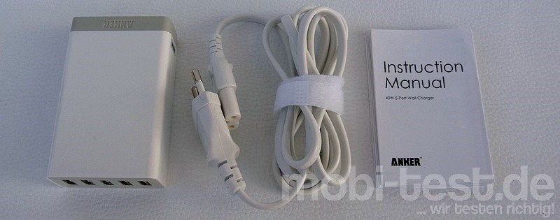 Anker 40W 5V  8A 5-Port USB Ladegerät (2)