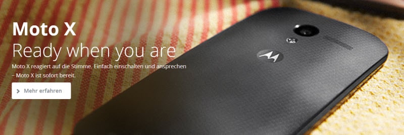 Motorola Moto X Banner