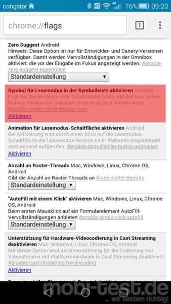 Android Chrome Lesemodus (1)