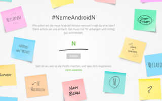 Android N Name Banner