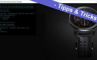 Amazfit Stratos international Firmware OTA Fix flashen Anleitung Banner