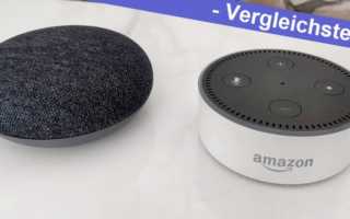 Google Home Amazon Alexa Vergleich Deutsch Banner