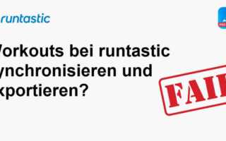 Runtastic exportieren importieren synchronisieren tipps anleitung Banner