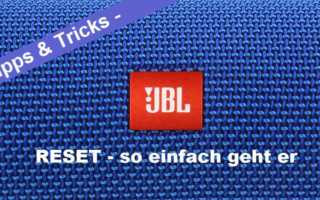 JBL Bluetooth Lautsprecher Reset Hardreset Anleitung Test Banner