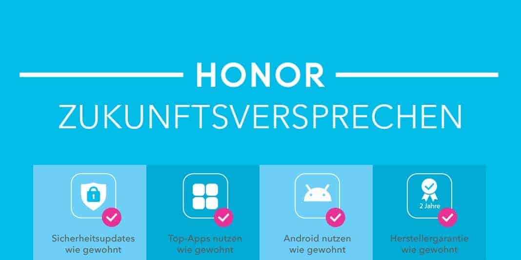 Honor Android Updates apps Whatsapp facebook Zukunft Android Q Android 10 Bann Versprechen Test Banner