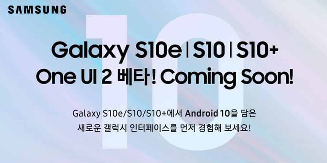 Samsung Galaxy S10 S10+ S10e Update Test OneUI 2.0 Android 10 Tipps Tricks Banner