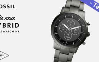 Fossil Hybrid HR Smartwatch Hybrid Test Kaufen Preis Amazon Rabatt Update Akku Daten Wear OS Update Banner