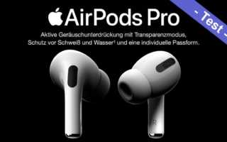 Apple AirPods Pro Test Kaufen Preis Deutschland Update Amazon Saturn Media Markt Daten Release Vergleich aptX HD Reset Anleitung Vergleich ANC Banner