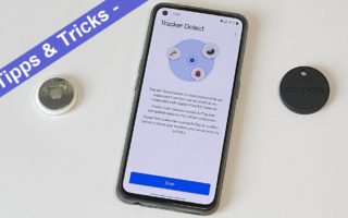 Apple AirTag Android orten finden test suchen App Banner