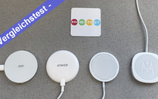 Apple MagSafe Ladegerät Test Kaufen Preis Rabatt Alternative Amazon Ladegerät Puck Belkin Magnetisch Banner