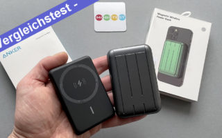 Apple iPhone MagSafe Powerbank Amazon Preis Alternative magnetisch Test Vergleich Banner