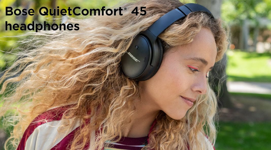 Bose QuietComfort® 45 Test Kaufen Preis Deutschland Update Amazon iPhone Apple iOS Android Vergleich Anleitung Reset App ANC aptX Banner