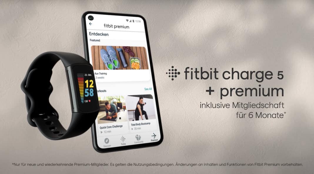 Fitbit Charge 5 Test Kaufen Preis Deutschland Update Amazon iPhone Apple iOS Android Vergleich Anleitung wasserdicht Reset App GPS Google Pay Apple Pay NFC Bezahlen EKG SPO2 ECG Blutdruck Banner