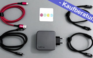 GaN Charger Ladegeräte Test Kaufen Preis Leistung Amazon Anker Kabel Cabletex Ugreen Vergleich USB C Lightning iPhone Apple Macbook iPad Banner