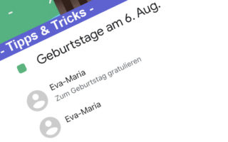 Google iPhone iOS Android Kalendereinträge doppelt Geburtstage Kalender zweifach löschen entfernen Banner