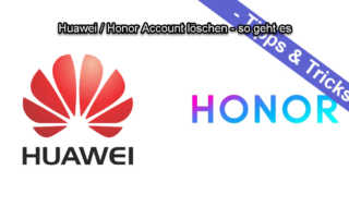 Huawei Honor Account löschen entfernen abmelden Huawei-ID Banner