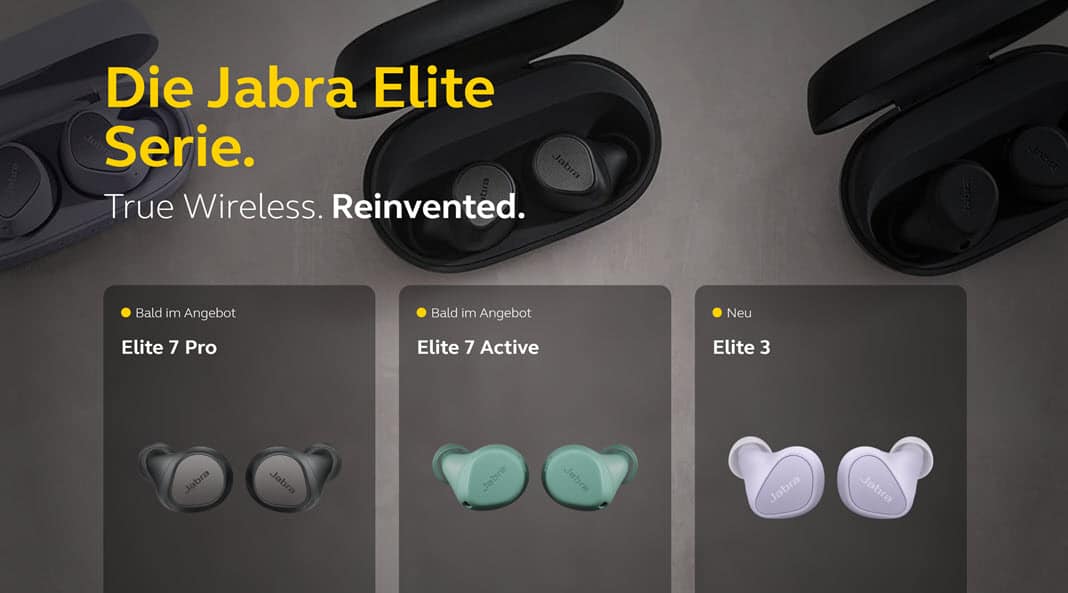 Jabra Elite 7 Pro 7 Active Elite 3 Test Kaufen Preis Deutschland Update Amazon TWS Headset True Wireless iPhone Apple iOS Android Vergleich Anleitung wasserdicht Reset App ANC aptX HD Banner