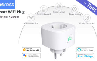 Meross HomeKit Smart WiFi Plug Test Kaufen Preis Update Amazon iPhone Apple iOS Android Vergleich App Reset Anleitung Smart Home Steckdose Plug Banner