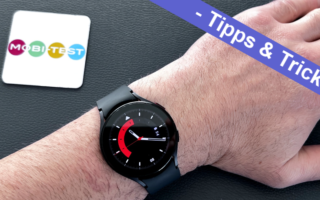 Samsung Galaxy Watch 5 Pro Tipps Tricks Test Whatsapp Youtube Screenshots navigation EKG Blutdruck Banner