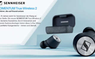 Sennheiser MOMENTUM True Wireless 2 TWS Bluetooth Headset Test Vergleich ANC wasserdicht Reset Anleitung Bose Sony Kaufen Amazon Banner