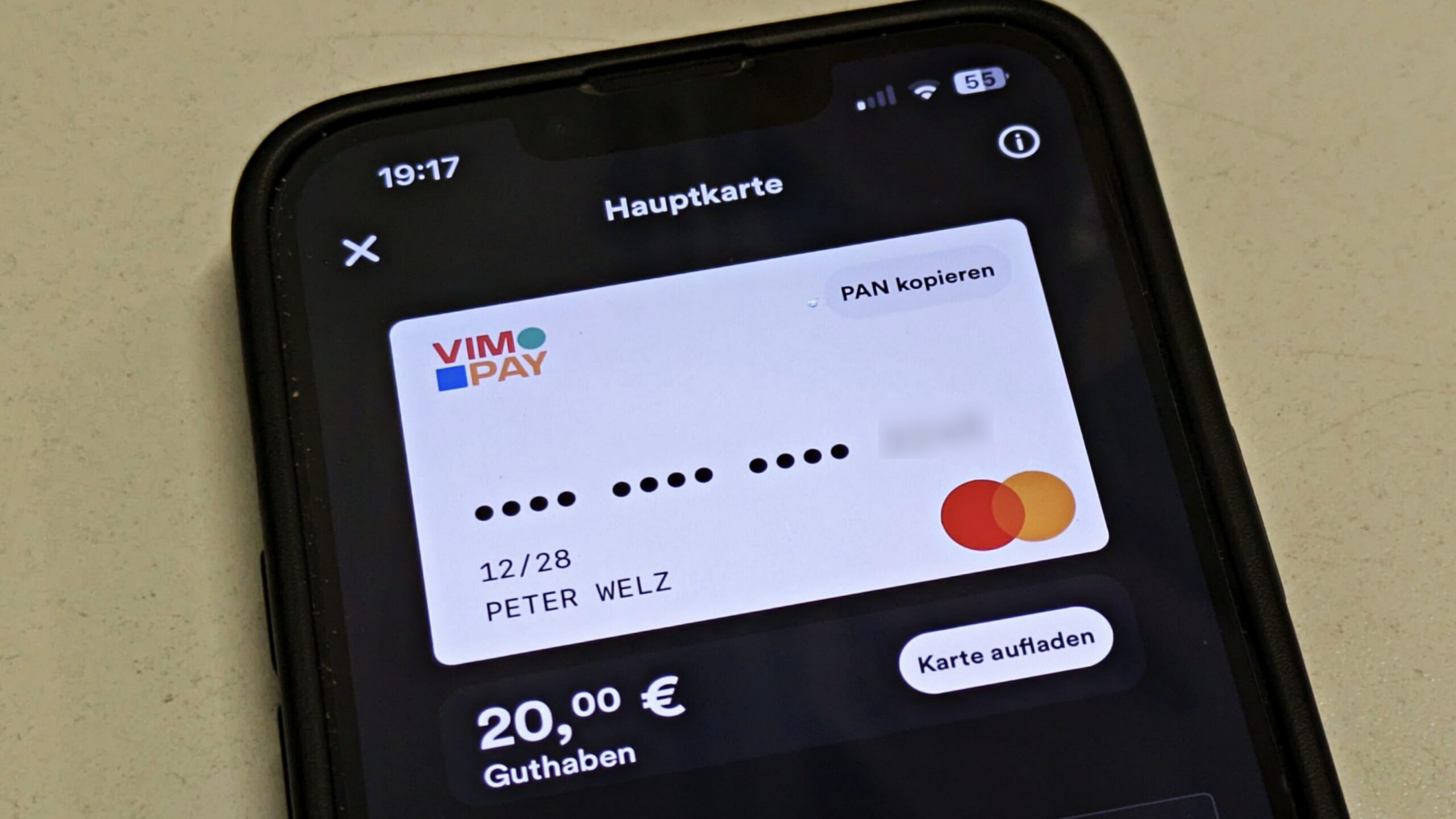 VIMpay Erfahrungen virtuelle Kreditkarte Google Pay Apple Pay Schufa Banner