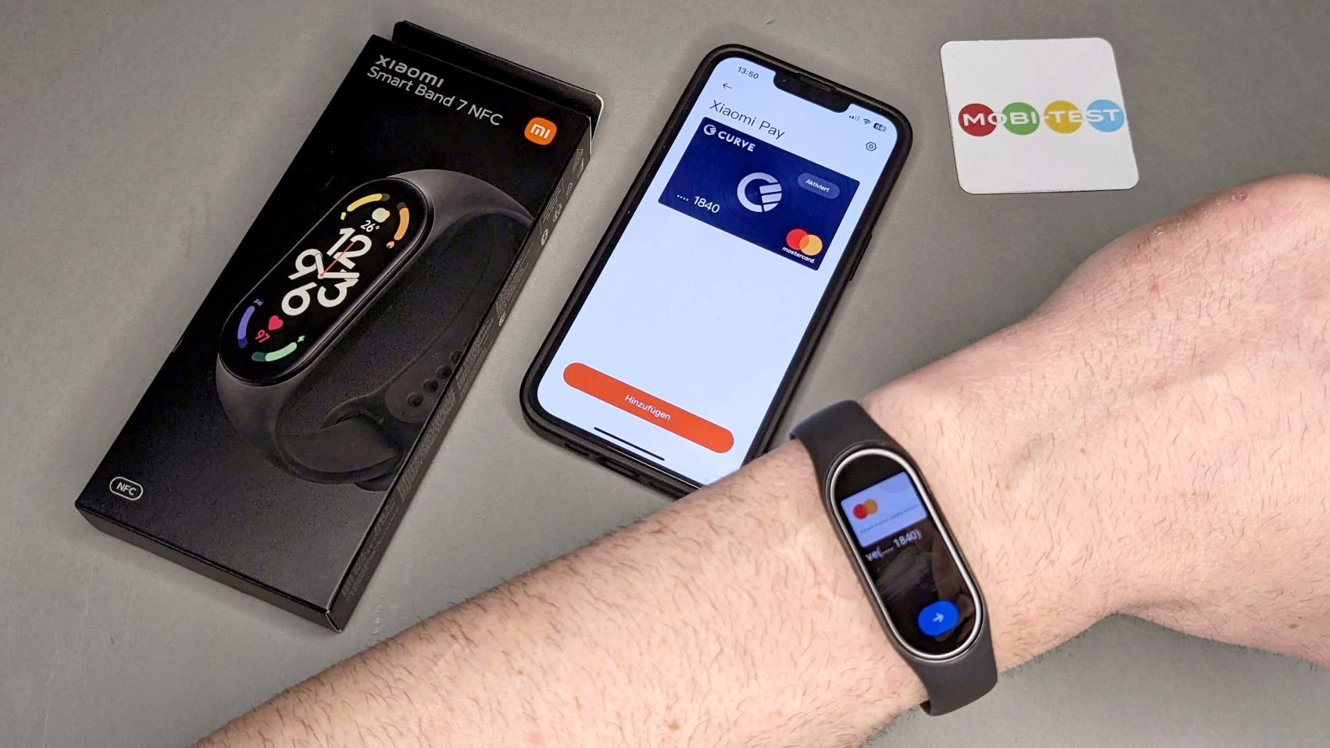 Fitness band with online nfc payment