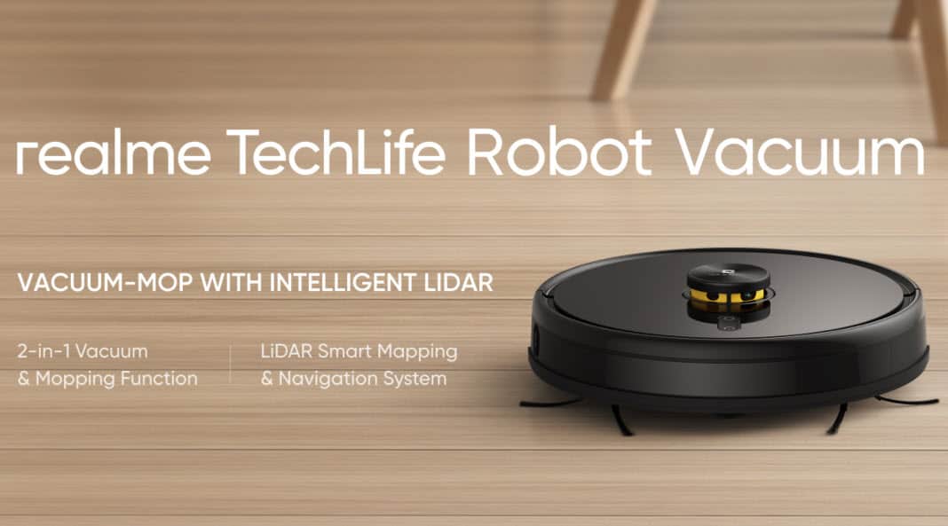 realme Techlife Robot Vacuum Saugroboter Test Kaufen Preis Deutschland Update Amazon iPhone Apple iOS Android Vergleich Anleitung wasserdicht Reset App Banner